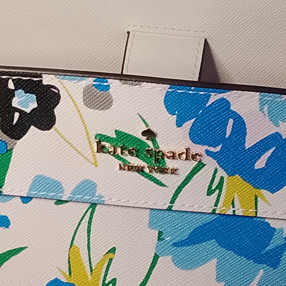 Kate Spade Floral Crossbody Bag - Blue and White - Picture 6 of 7